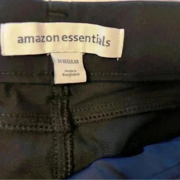 Amazon Essentials pull on knit jegging black pants size medium regular - Picture 13 of 13